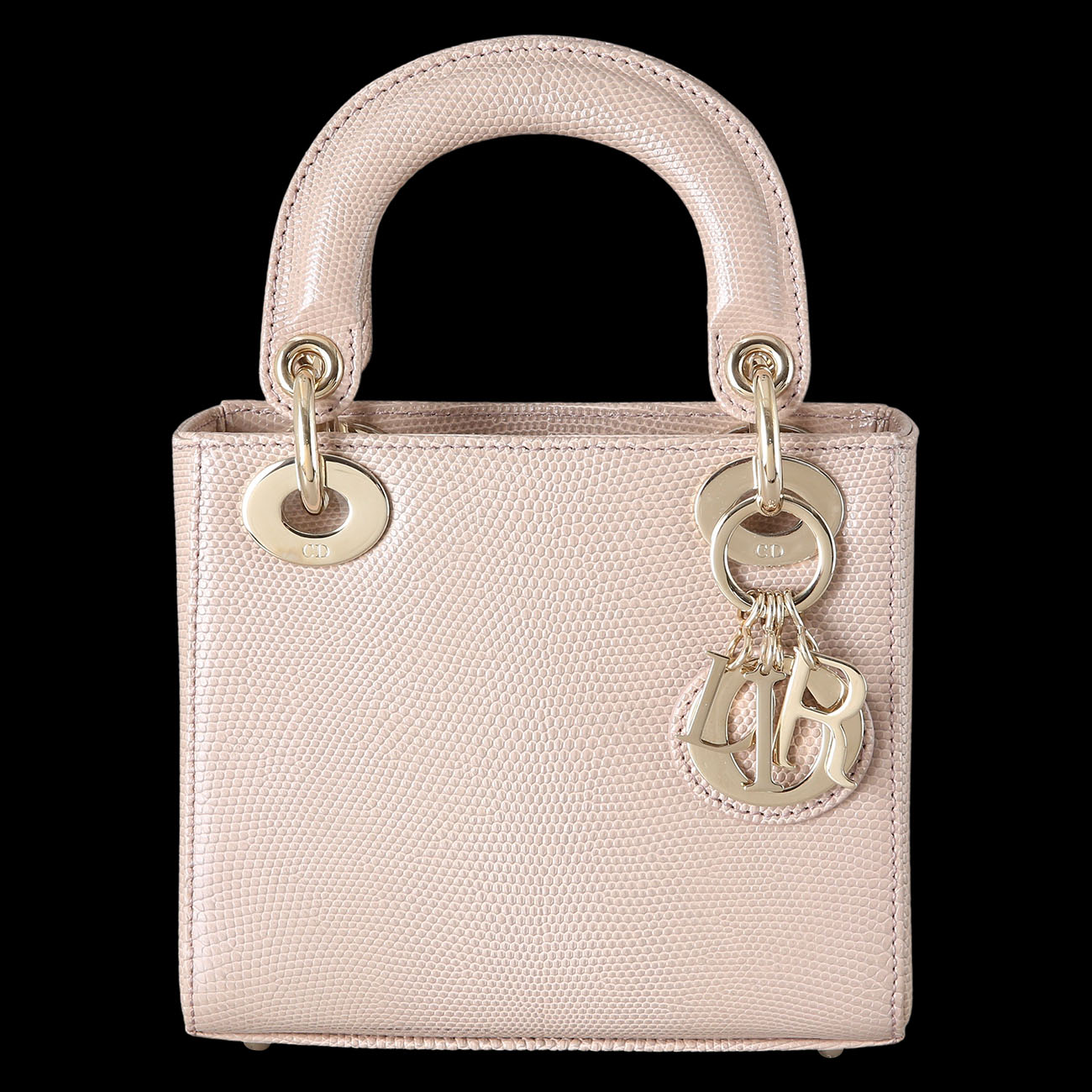 CHRISTIAN DIOR(USED)크리스찬디올 리자드 레이디디올 미니 백
